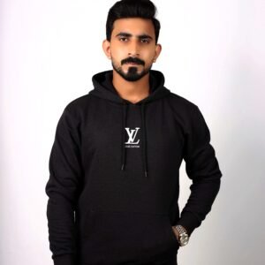 Black Hoodie with Elegant Style